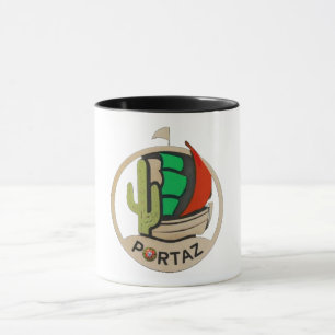 PortAZ logo 2 design on mug
