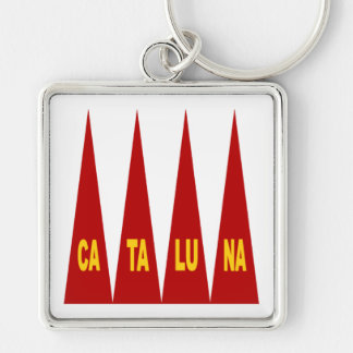 Porte-clé carré Premium CATALUNA Key Ring