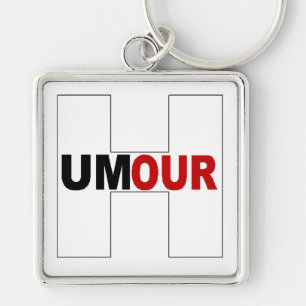 Porte-clé carré Premium DESIGN HUMOUR Key Ring
