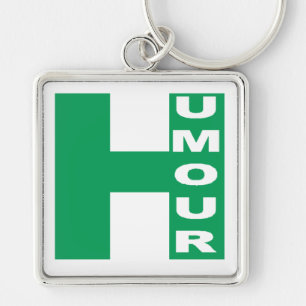Porte-clé carré Premium HUMOUR Key Ring