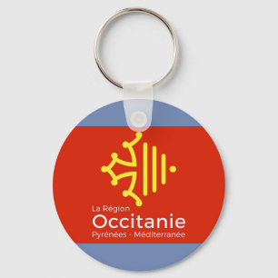 porte-clé "Occitanie" France Key Ring