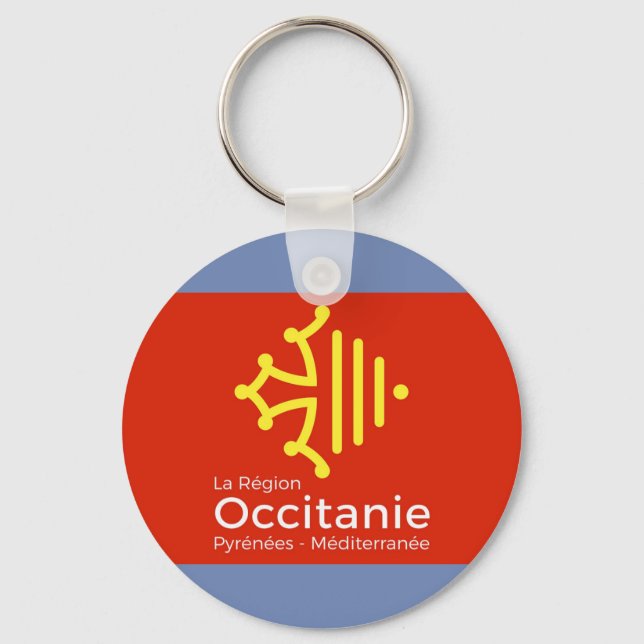 porte-clé "Occitanie" France Key Ring (Front)