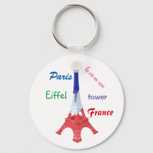 porte-clé "Paris, France" Key Ring