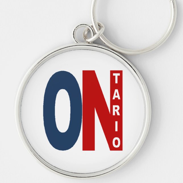 Porte  clé rond Premium ONTARIO Key Ring (Front)