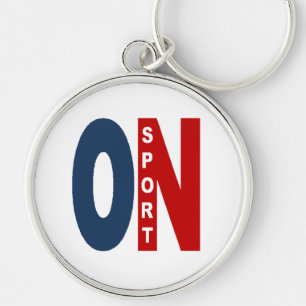 Porte clé rond Premium   ONTARIO  SPORT Key Ring