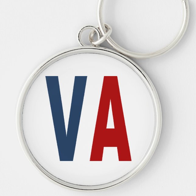 Porte clé rond Premium  VIRGINIA Key Ring (Front)