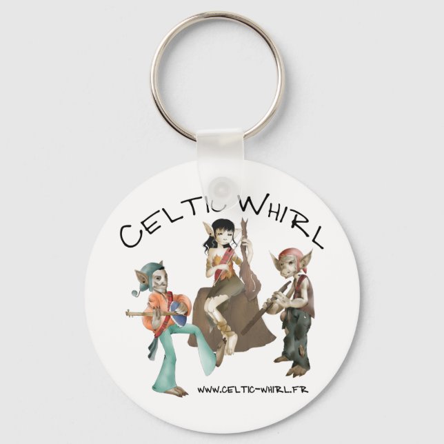 Porte clef Celtic Whirl Key Ring (Front)