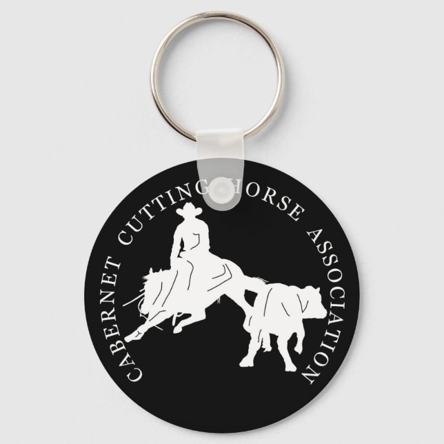 Porte Clefs Cabernet CHA Blanc Key Ring (Front)