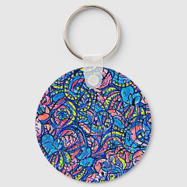 Porte-clés astral eau 4 key ring (Front)
