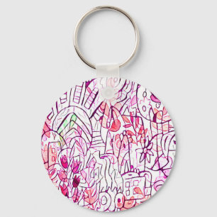 Porte-clés astral fleurs 2 key ring