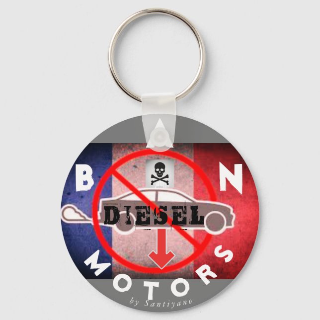 Porte-clés Ban Diesel Motors - rond Key Ring (Front)