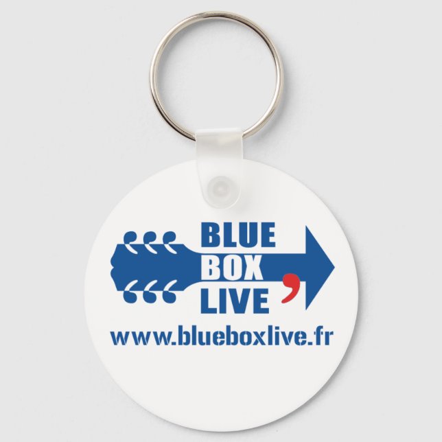 Porte-clés Blue Box Live Key Ring (Front)