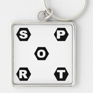 Porte-clés carr& PREMIUM DESIGN SPORT Key Ring