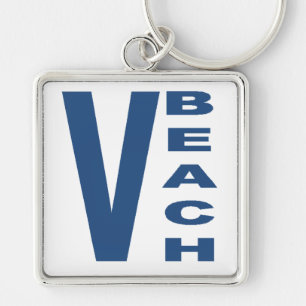 Porte-clés carré Premium VIRGINIA BEACH Key Ring