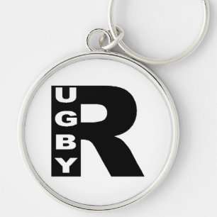 Porte-clés rond Premium RUGBY Key Ring