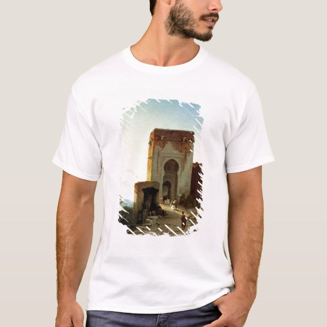Porte de Justice, Alhambra, Granada (oil on canvas T-Shirt (Front)