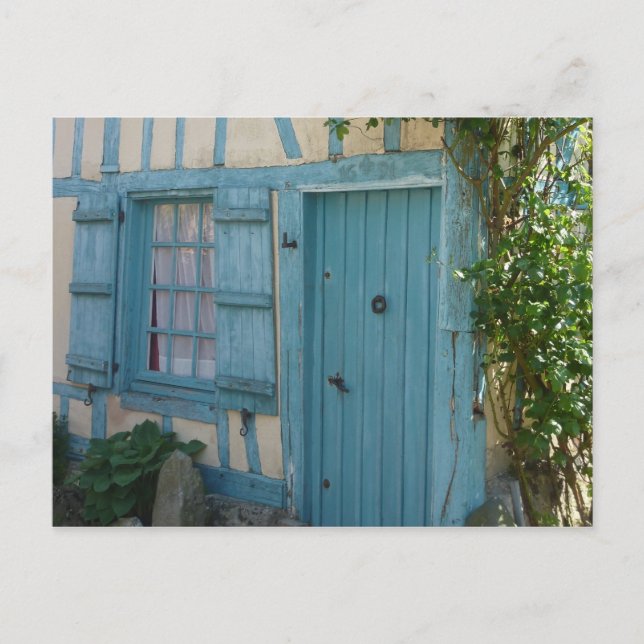 Porte et fenêtre - Door and windows Postcard (Front)