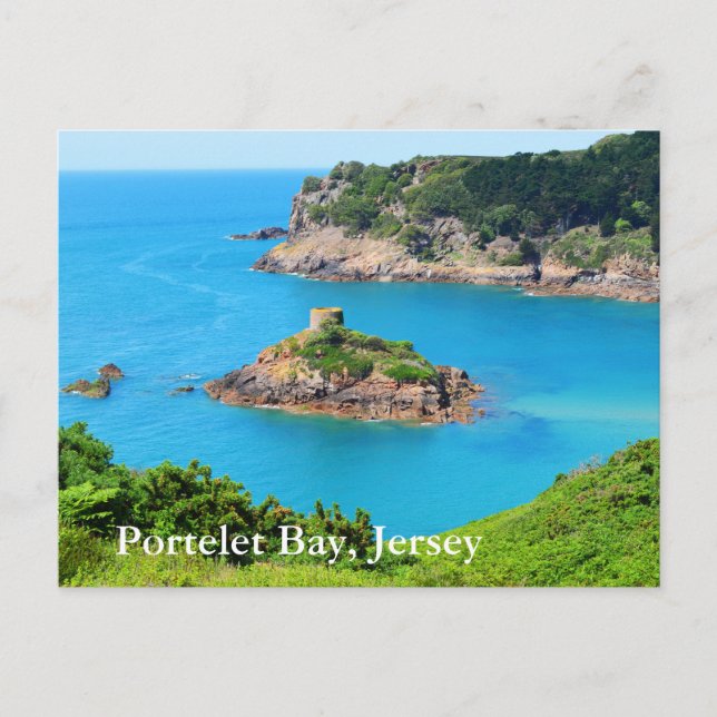 Portelet Bay, Jersey Postcard (Front)