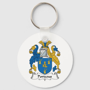 Porteous Family Crest Key Ring