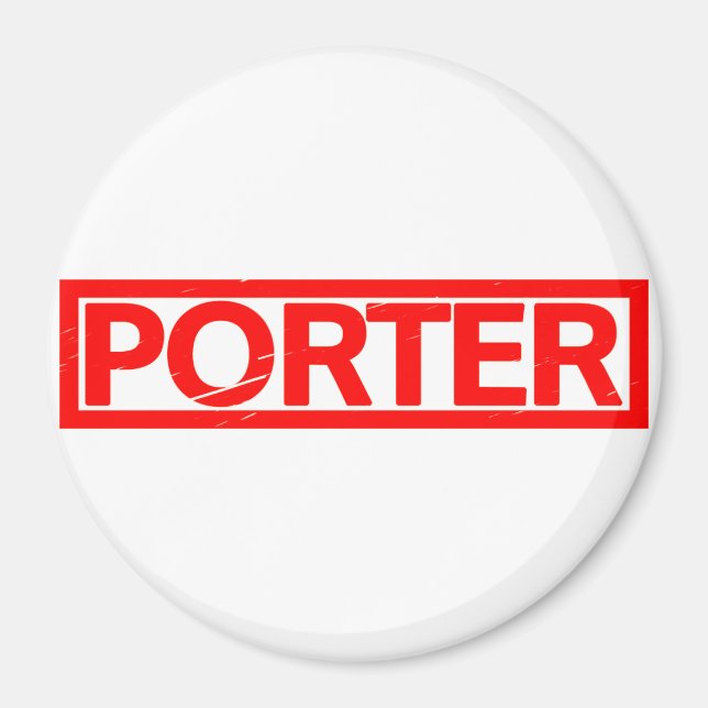 Porter Stamp Magnet (Front)