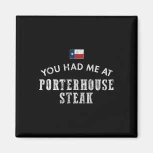 Porterhouse Steak Rare Medium Dinner Texas Beef Gr Magnet
