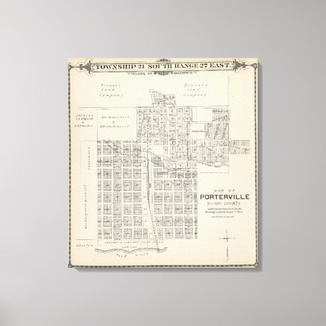 Porterville Canvas Print (Front)