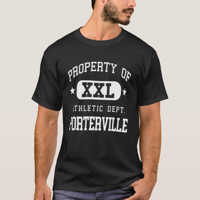 Porterville XXL Athletic School Property T-Shirt (Front)