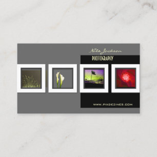 Portfolio business cards photos template