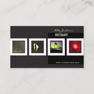 Portfolio business cards photos template