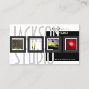 Portfolio business cards photos template