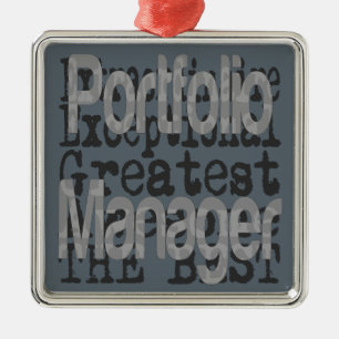Portfolio Manager Extraordinaire Metal Tree Decoration