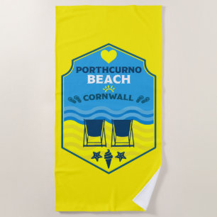 Porthcurno Beach Cornwall Towel