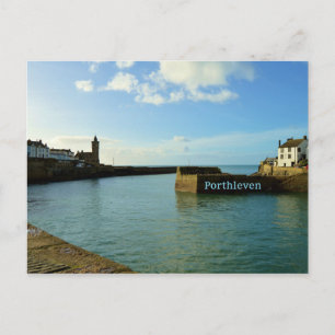 Porthleven Cornwall England Harbour Wall Postcard