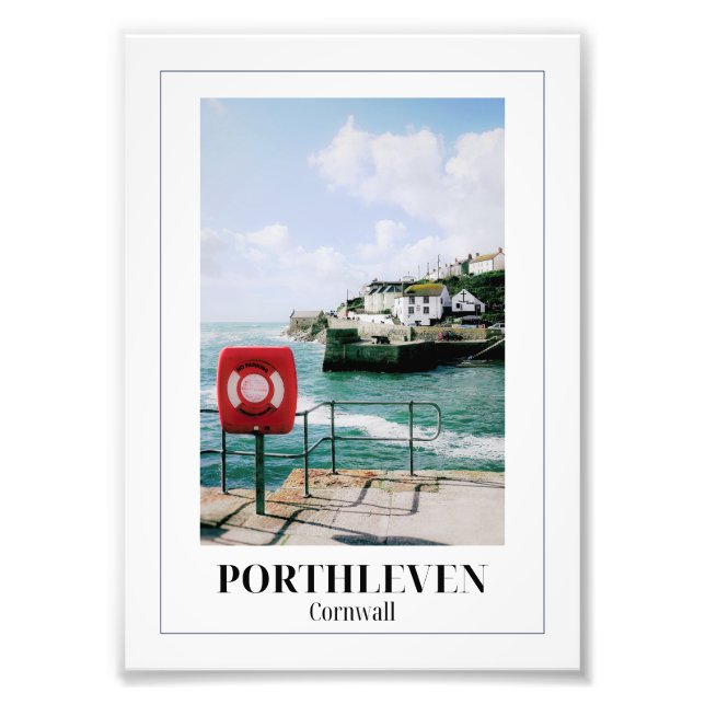 Porthleven, Cornwall Photo Print (Front)