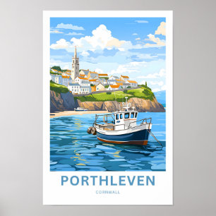 Porthleven Cornwall Travel Print