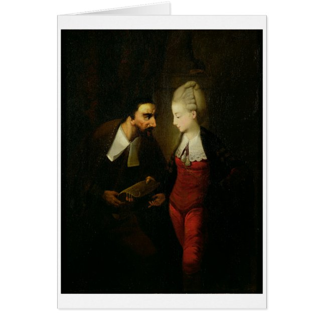 Portia and Shylock from 'The Merchant of Venice' A (Front)