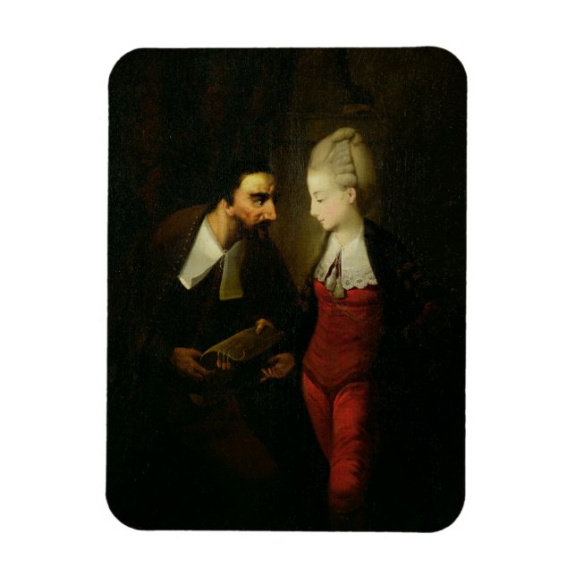 Portia and Shylock from 'The Merchant of Venice' A Magnet (Vertical)