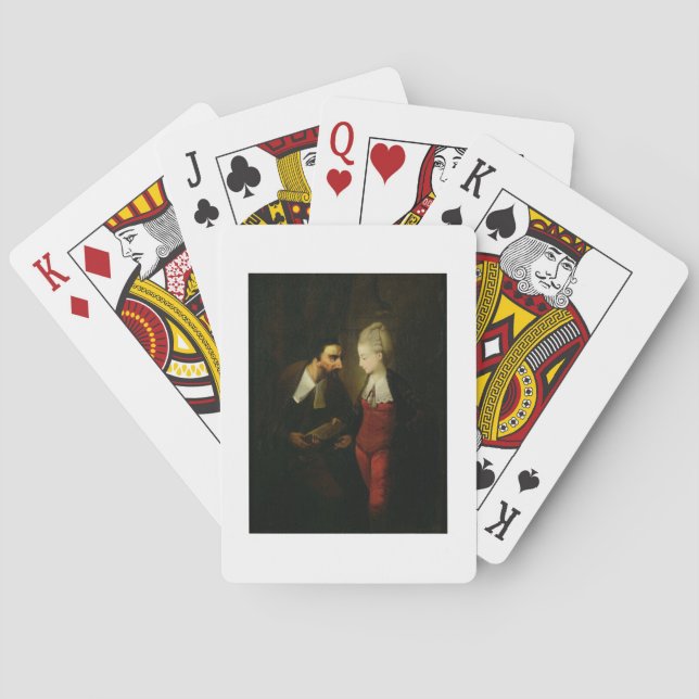 Portia and Shylock from 'The Merchant of Venice' A Playing Cards (Back)