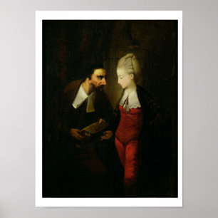 Portia and Shylock from 'The Merchant of Venice' A Poster