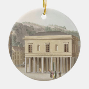 Portico of the Fountain of Pouhon at Spa, from 'Ch Ceramic Tree Decoration