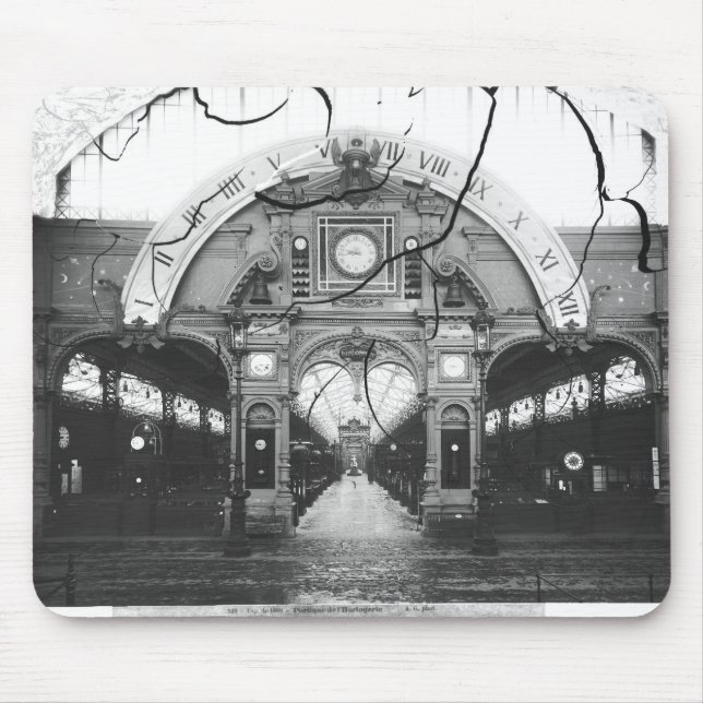 Portico of the Horology Pavilion Mouse Mat (Front)