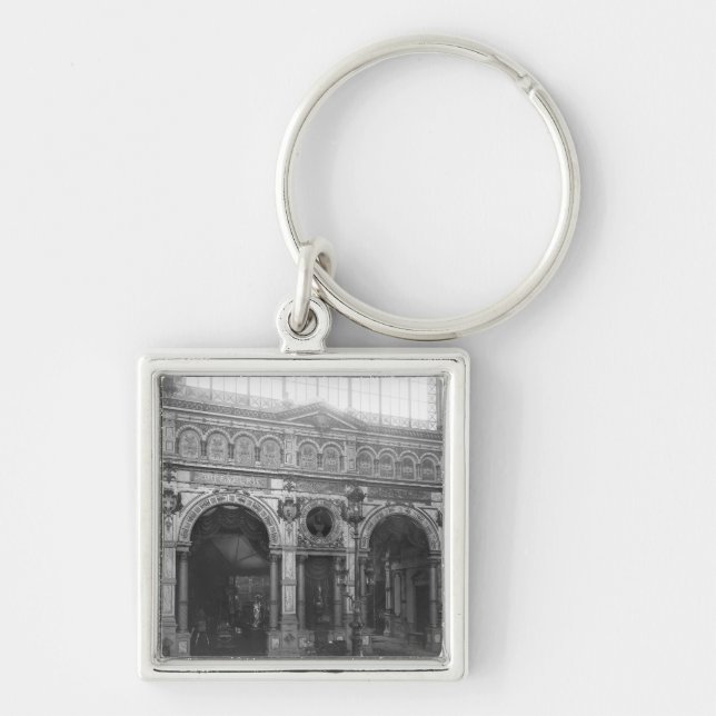 Portico of the Silversmith Pavilion Key Ring (Front)