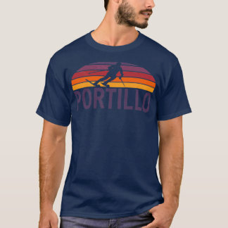 Portillo Chile South America Ski Resort Snowboard T-Shirt