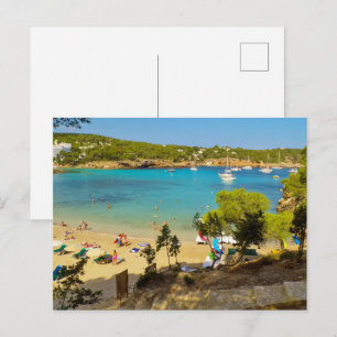 Portinatx Ibiza Beach Turquoise Waters Postcard