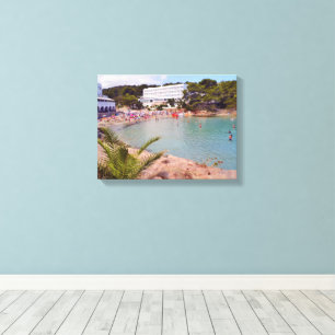 Portinatx Ibiza S'Arenal Gran Beach Canvas Print