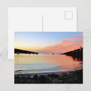 Portinatx Ibiza Sunset Seascape Postcard