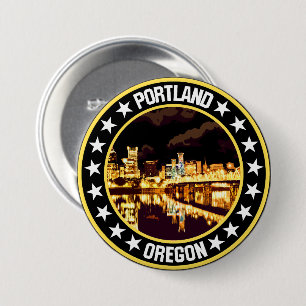 Portland 7.5 cm round badge
