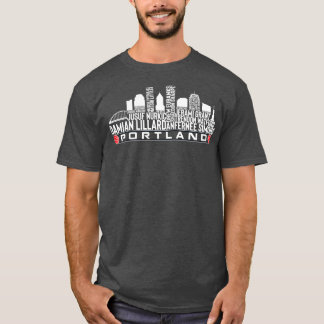 Portland Basketball Team 23 Player Roster Portland T-Shirt