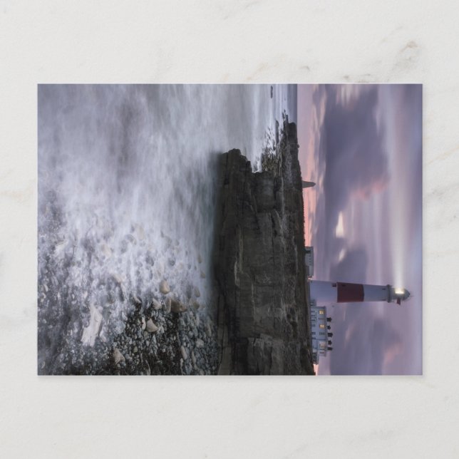 Portland Bill All Lit Up Postcard (Front)