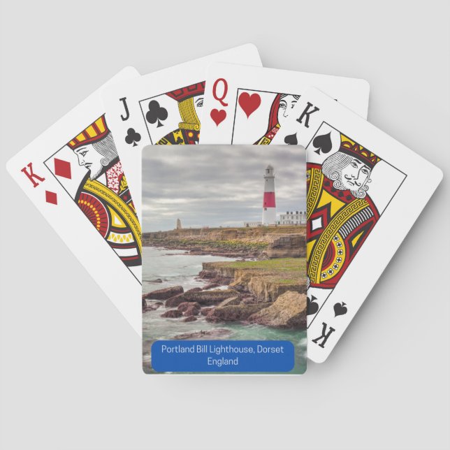 Portland Bill Lighthouse, Dorset Playing card (Back)